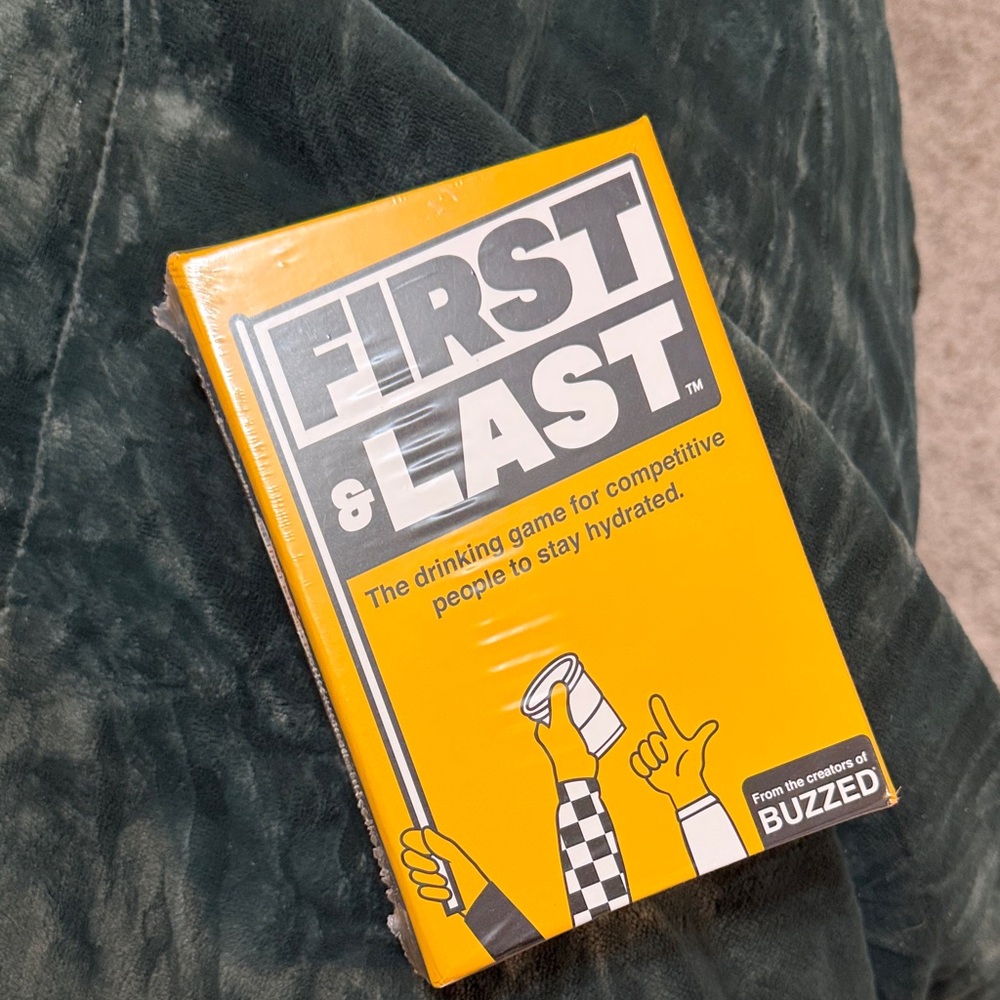 First & Last Drinking Game - Never Opened